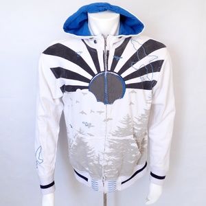 Birds over Trees by SUNRISE Hoodie Zip Sweater